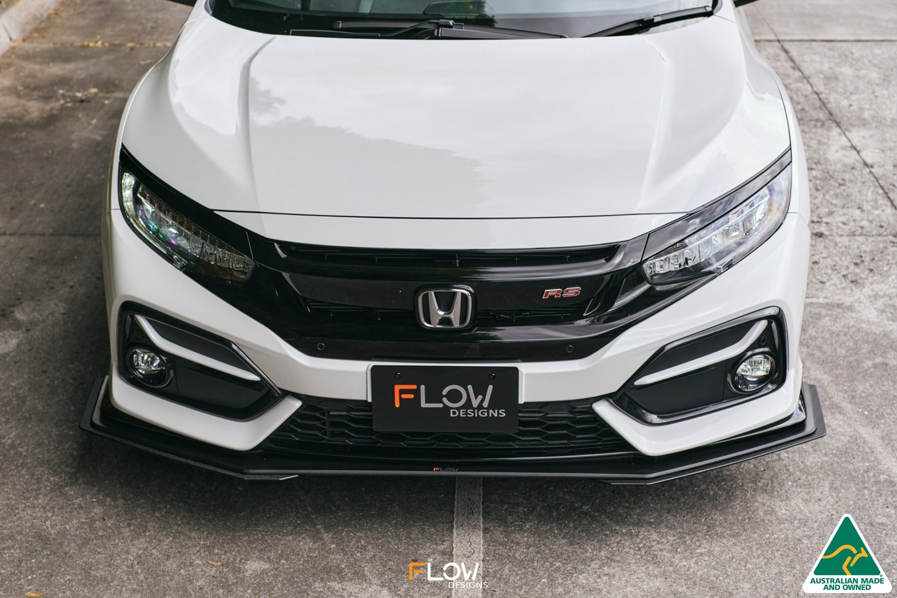 FK4/FK7 Civic RS Hatch FL Front Lip Splitter