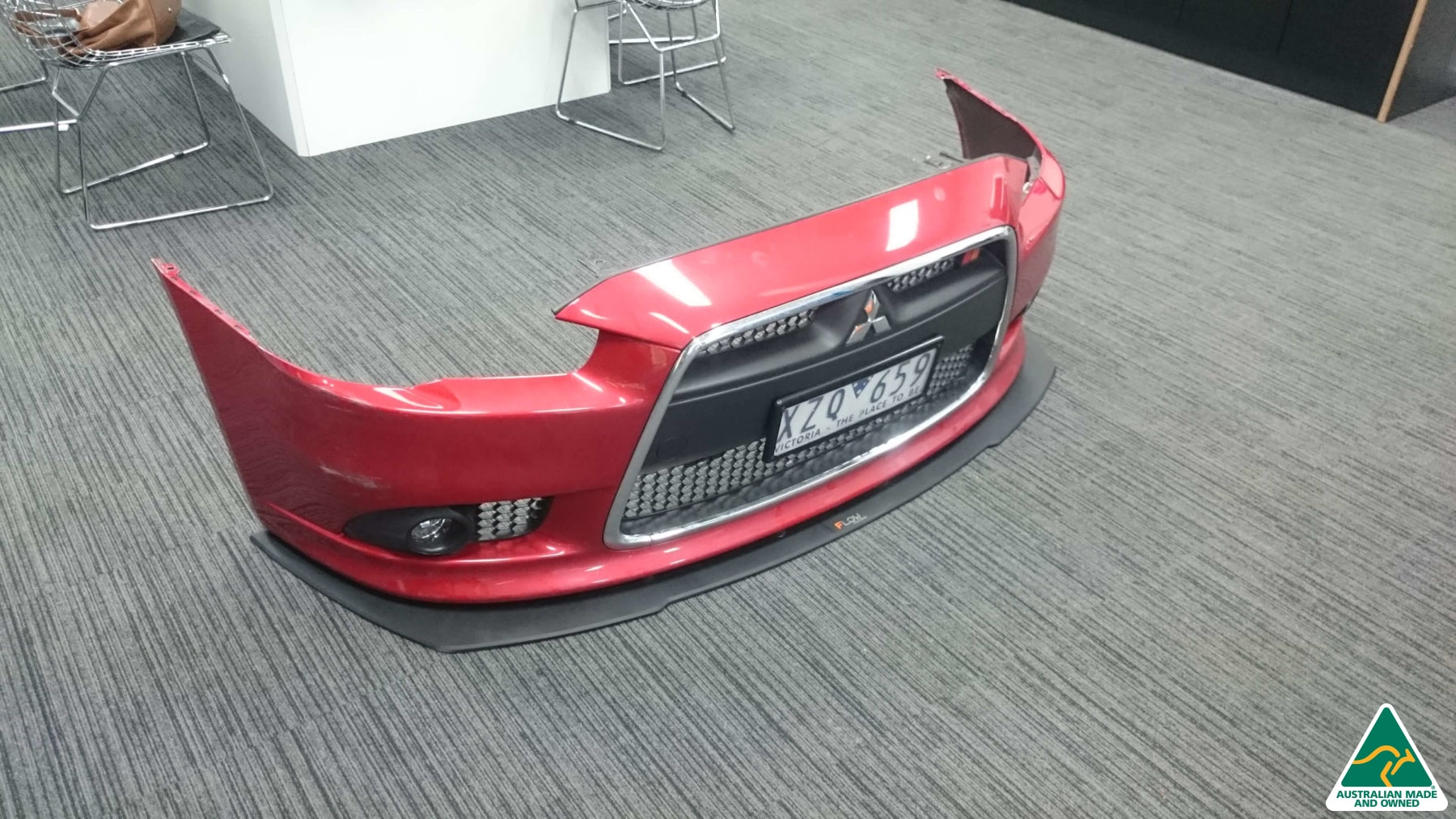 Mitsubishi Lancer Ralliart Front Splitter | Flow Designs Australia