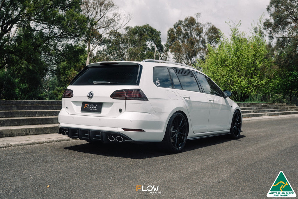 Vw Mk7 R Back Buy Volkswagen MK7.5 Golf R Wagon Rear Spats Online | Flow Designs ...