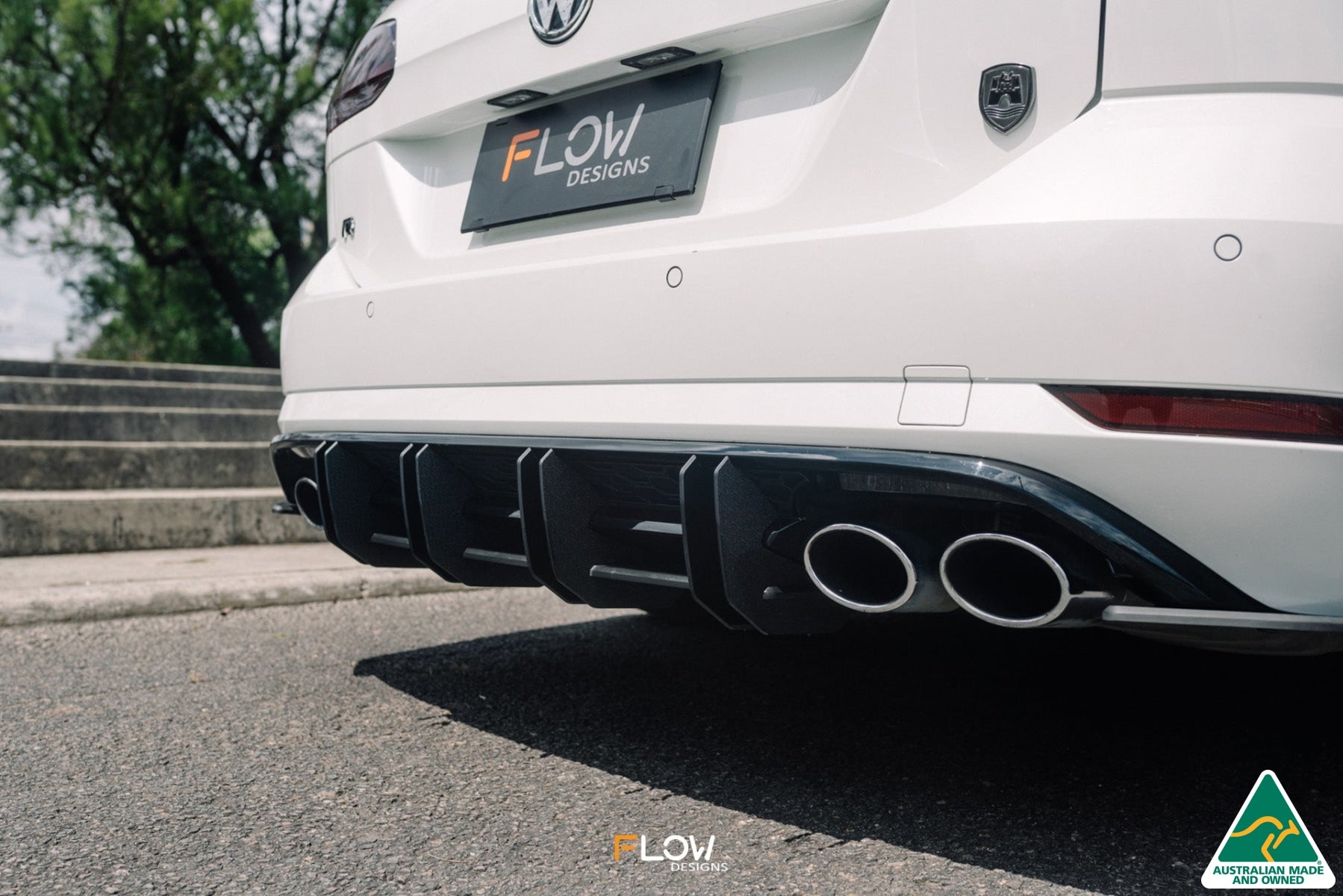 MK7.5 Golf R Wagon Flow-Lock Rear Diffuser