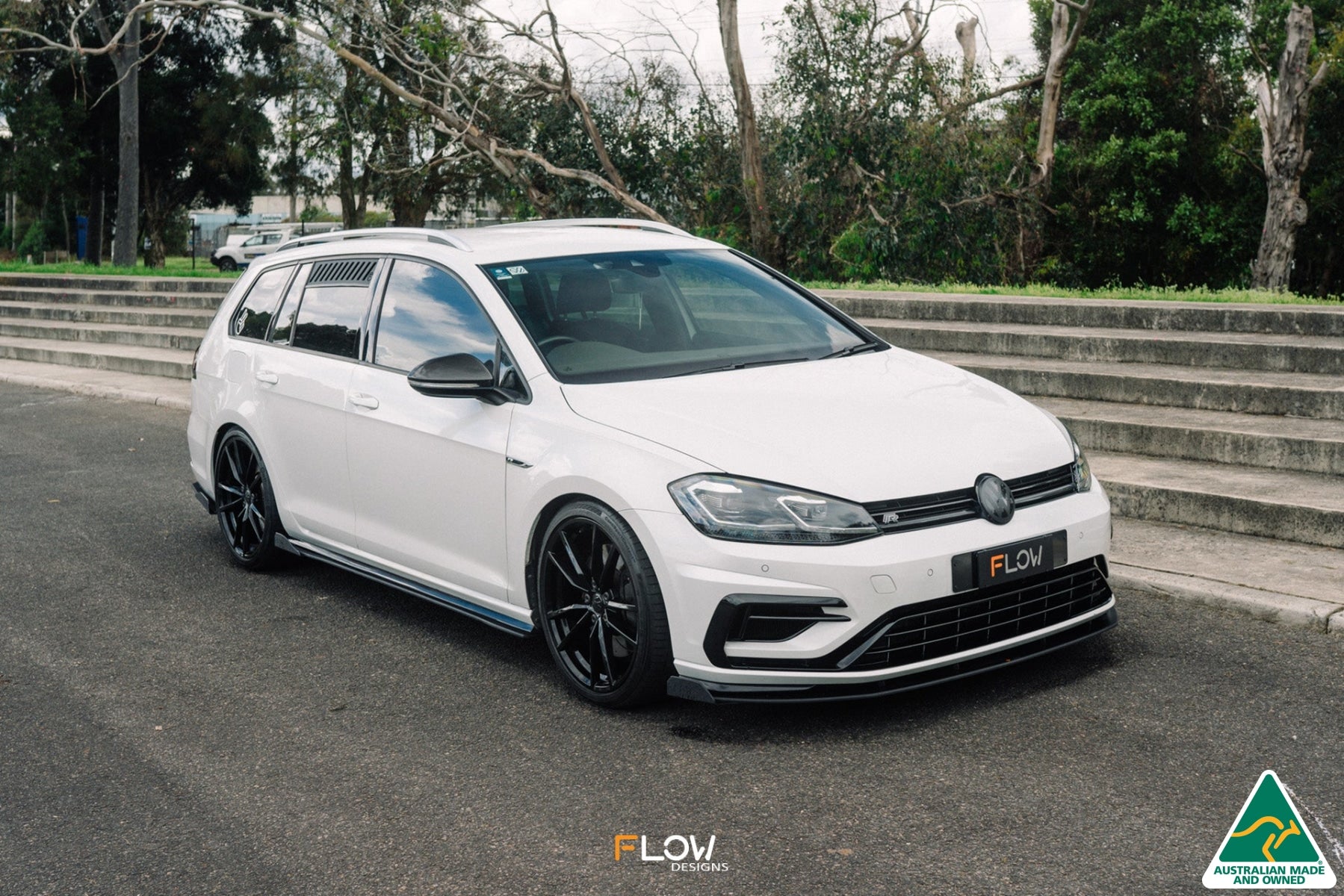 MK7.5 Golf R Wagon Front Lip Splitter