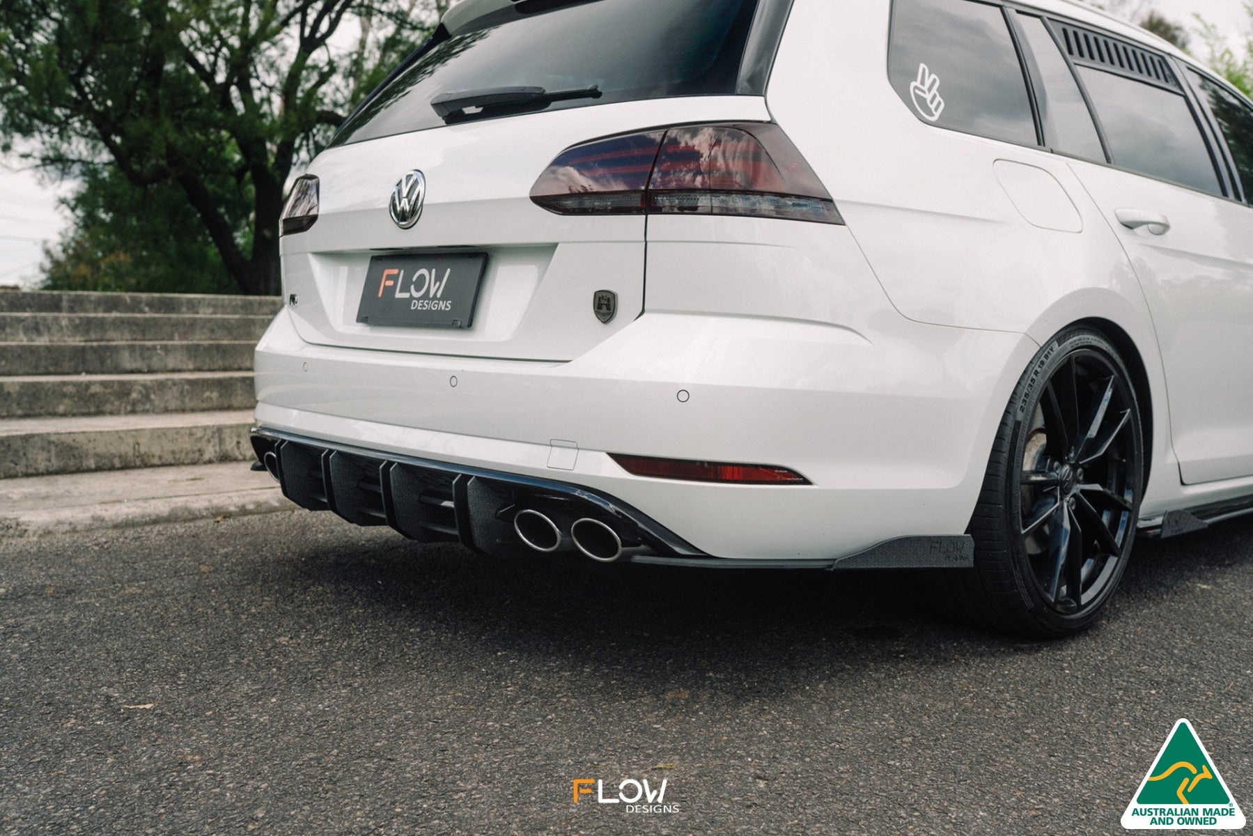 MK7.5 Golf R Wagon Flow-Lock Rear Diffuser