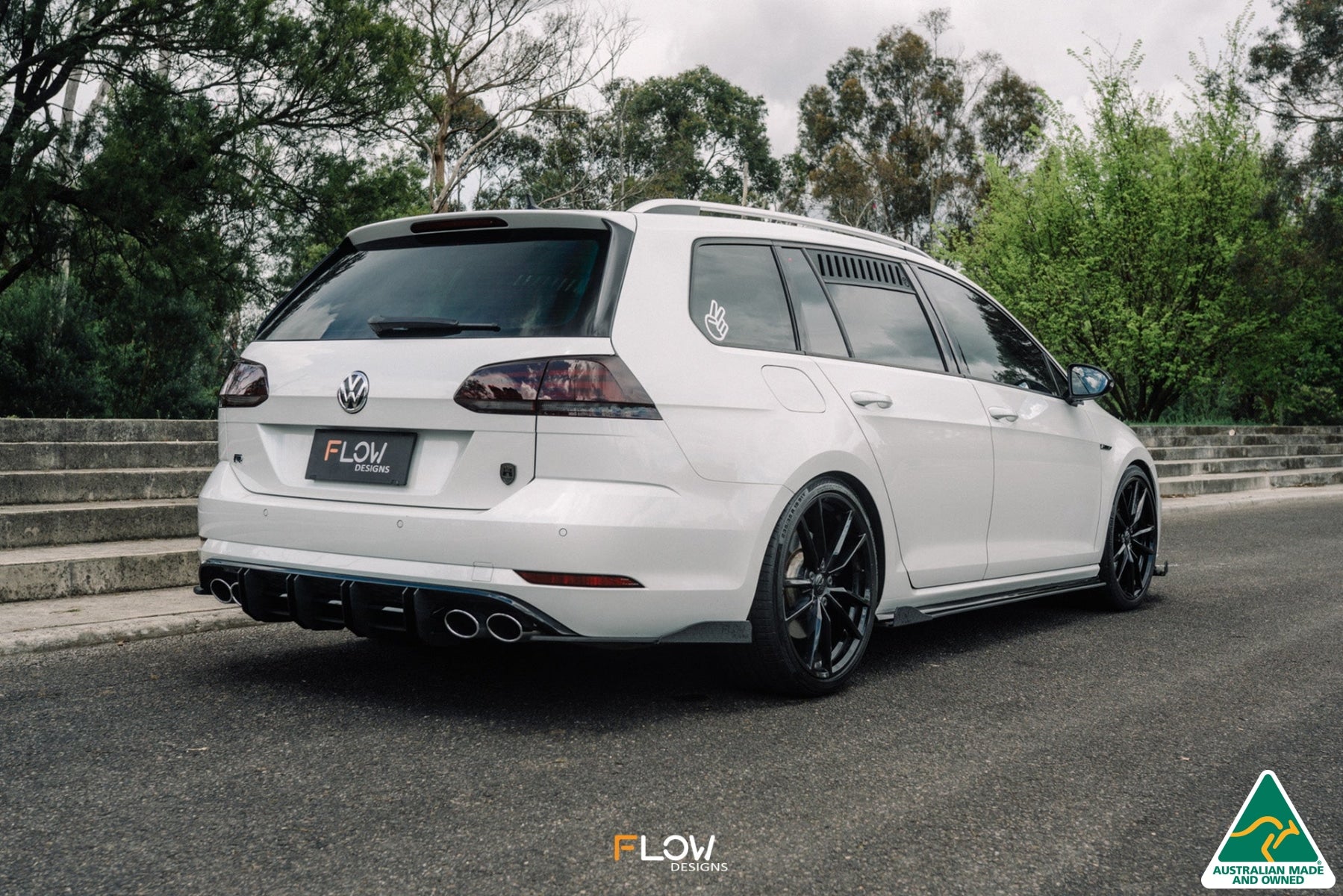 MK7.5 Golf R Wagon Flow-Lock Rear Diffuser