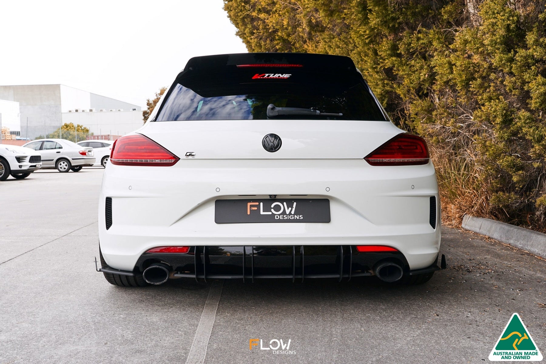 Scirocco R FL V3 Flow-Lock Rear Diffuser