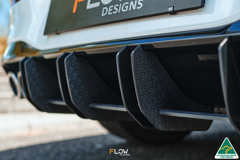 Buy VW MK8 Golf R Flow-Lock Rear Diffuser Online | Flow Designs Australia