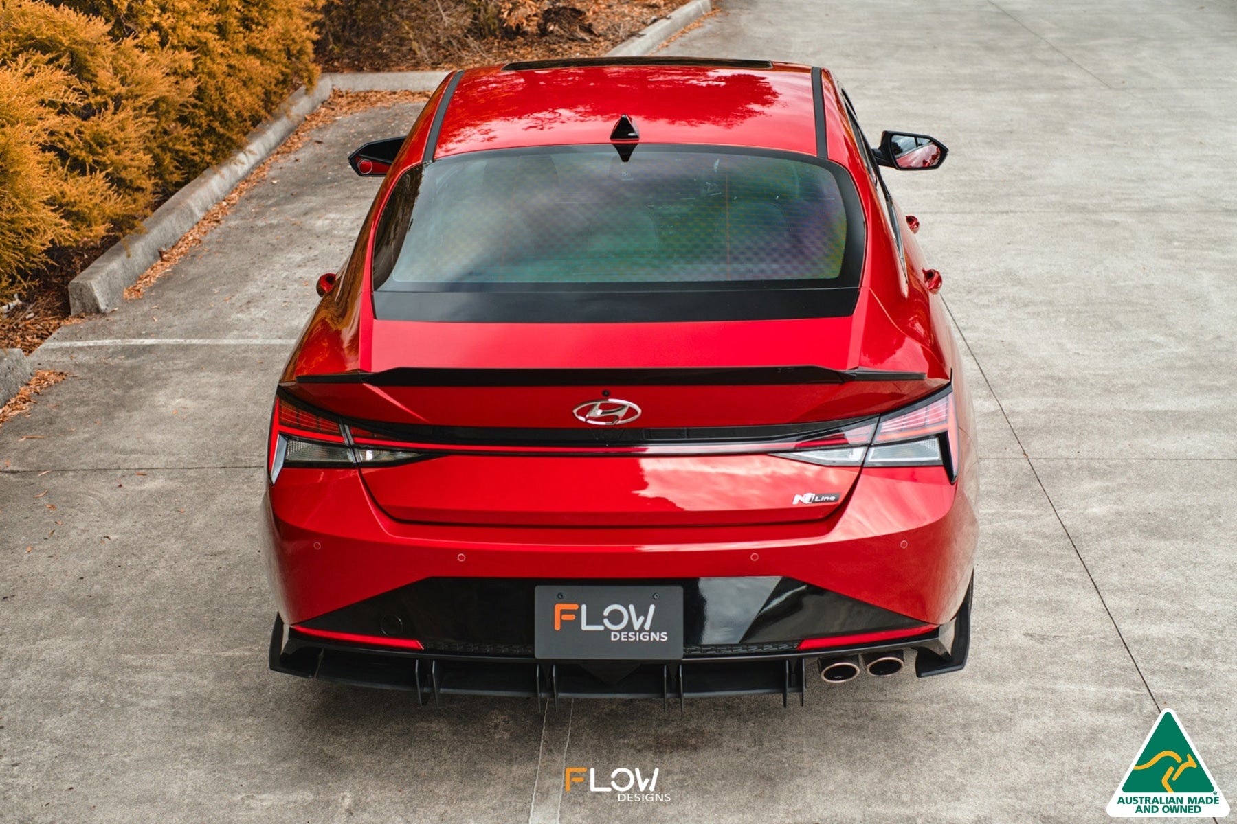 CN7 Elantra N Line Sedan 2020 Flow-Lock Rear Diffuser