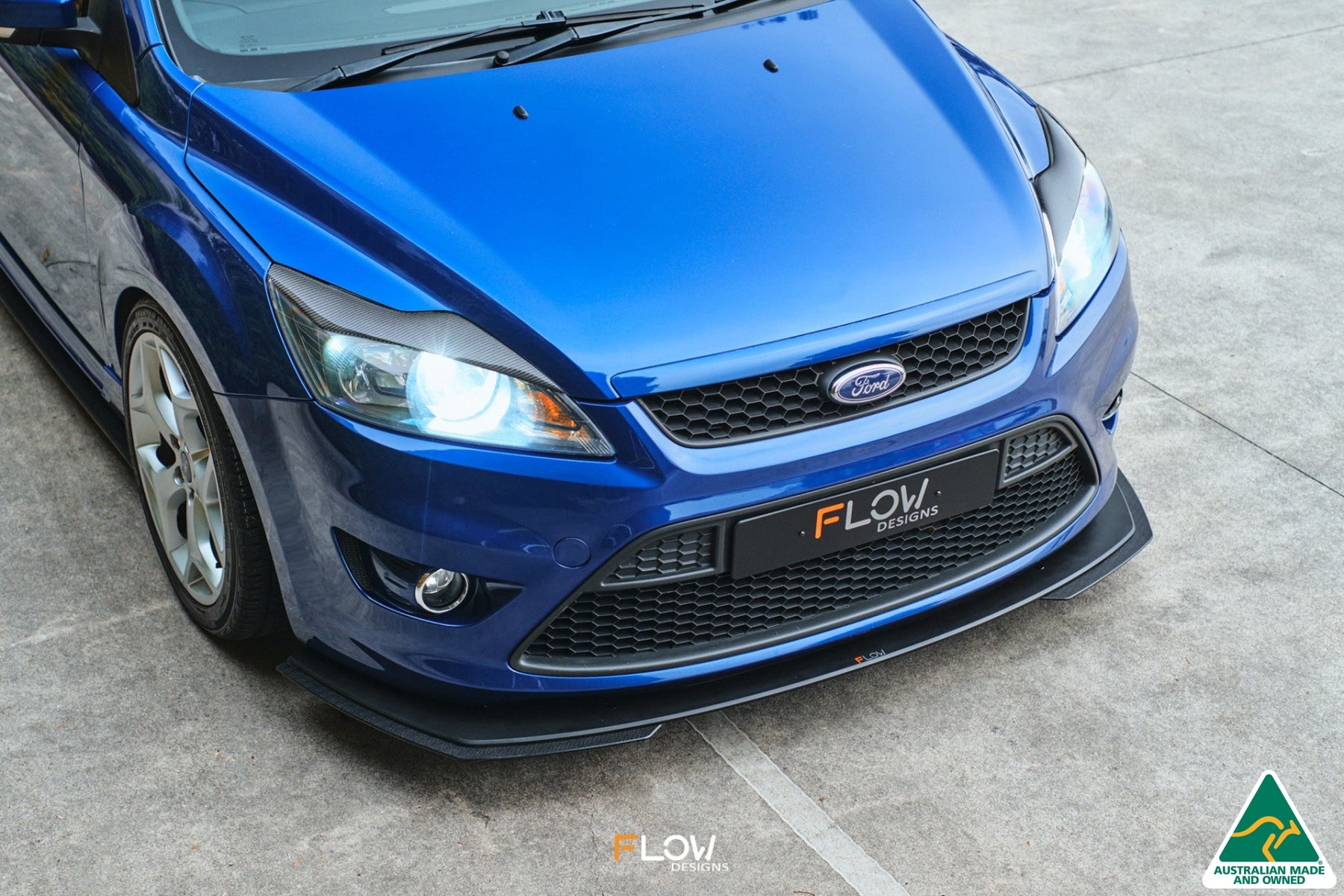 XR5 Focus Turbo Front Lip Splitter Extensions (Pair)