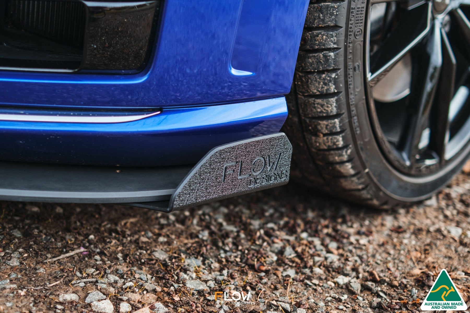 MK7 Golf R Wagon (USDM) Chassis Mounted Front Lip Splitter V3