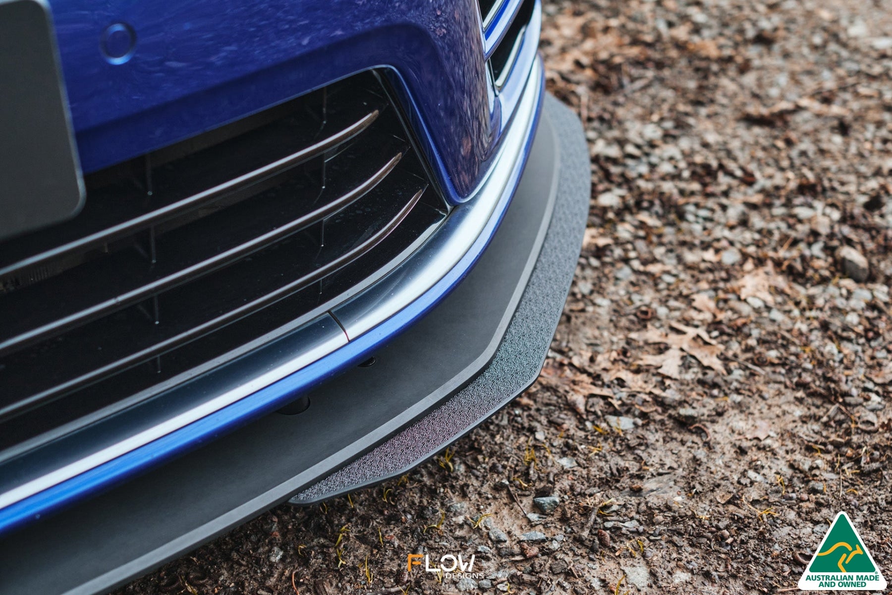 MK7 Golf R Wagon (USDM) Chassis Mounted Front Lip Splitter V3