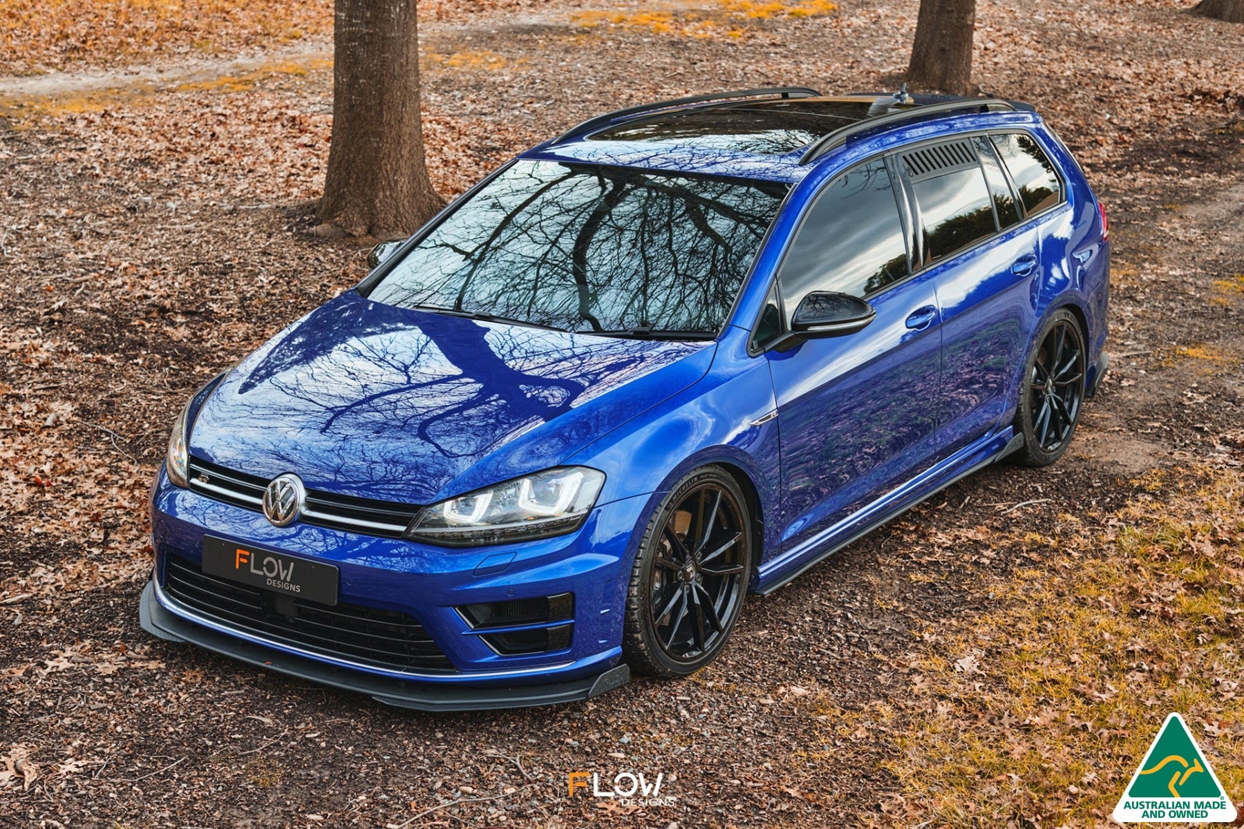 MK7 Golf R Wagon (EU/AU) Chassis Mounted Front Lip Splitter V3