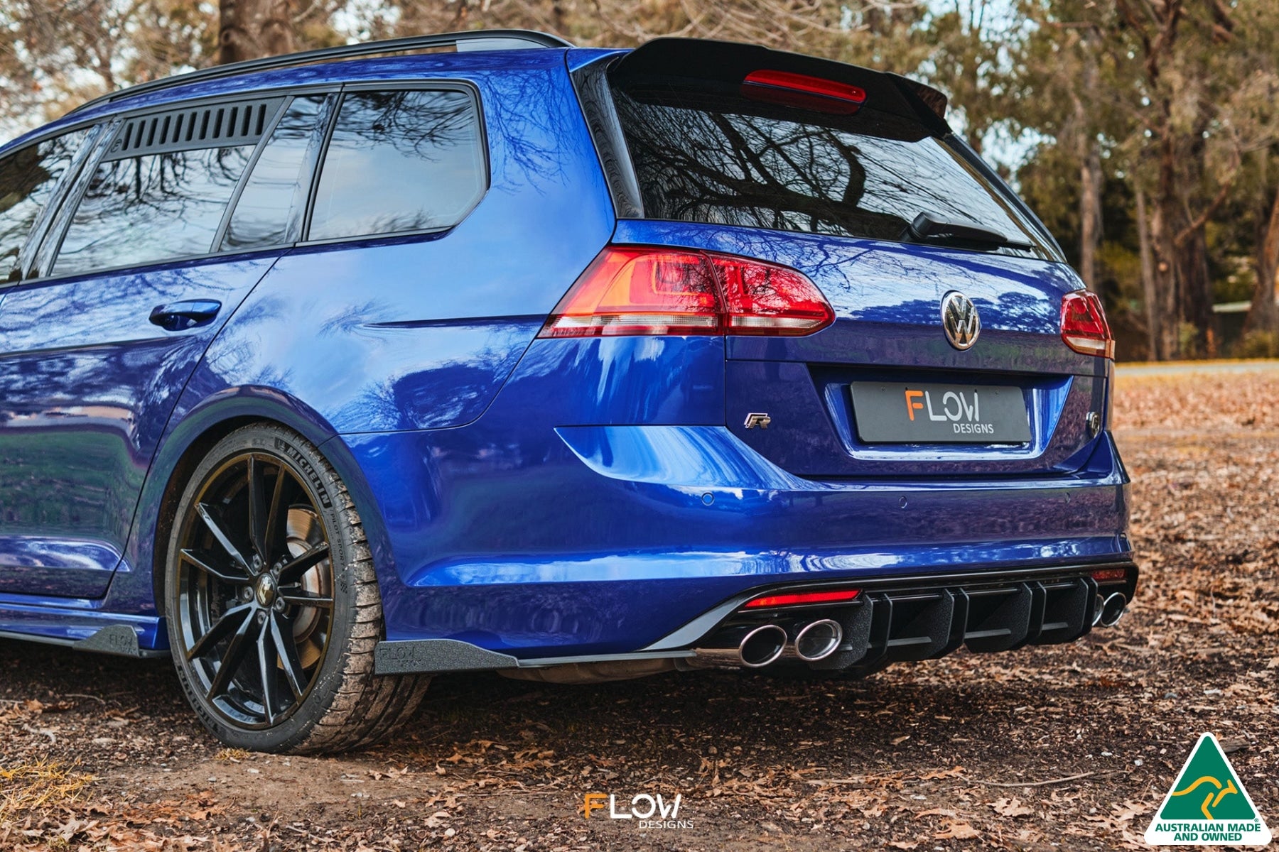 MK7 Golf R Wagon Rear Spoiler Extension