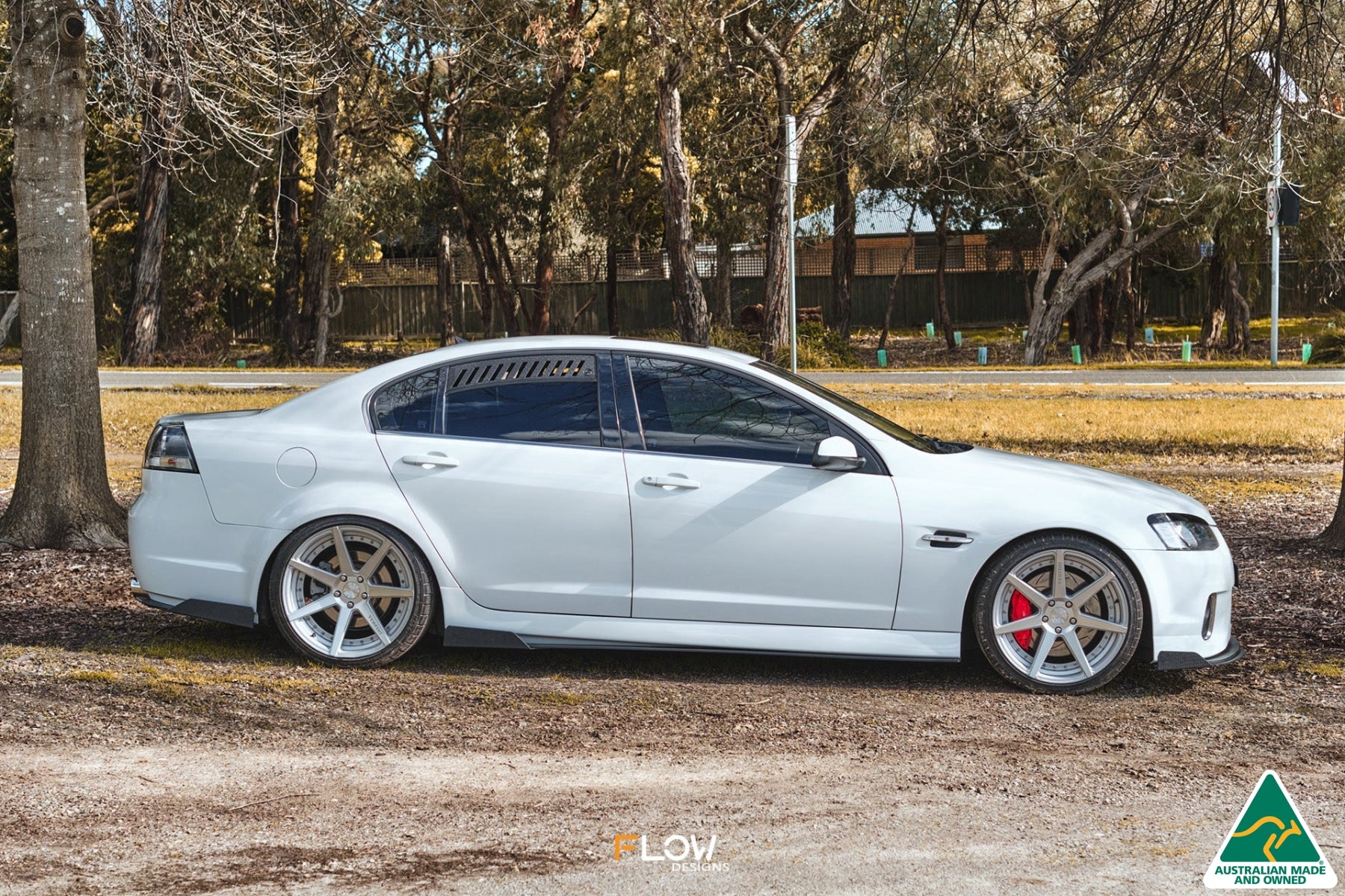 VE Commodore S2 Sedan Side Skirt Splitter Winglets (Pair)