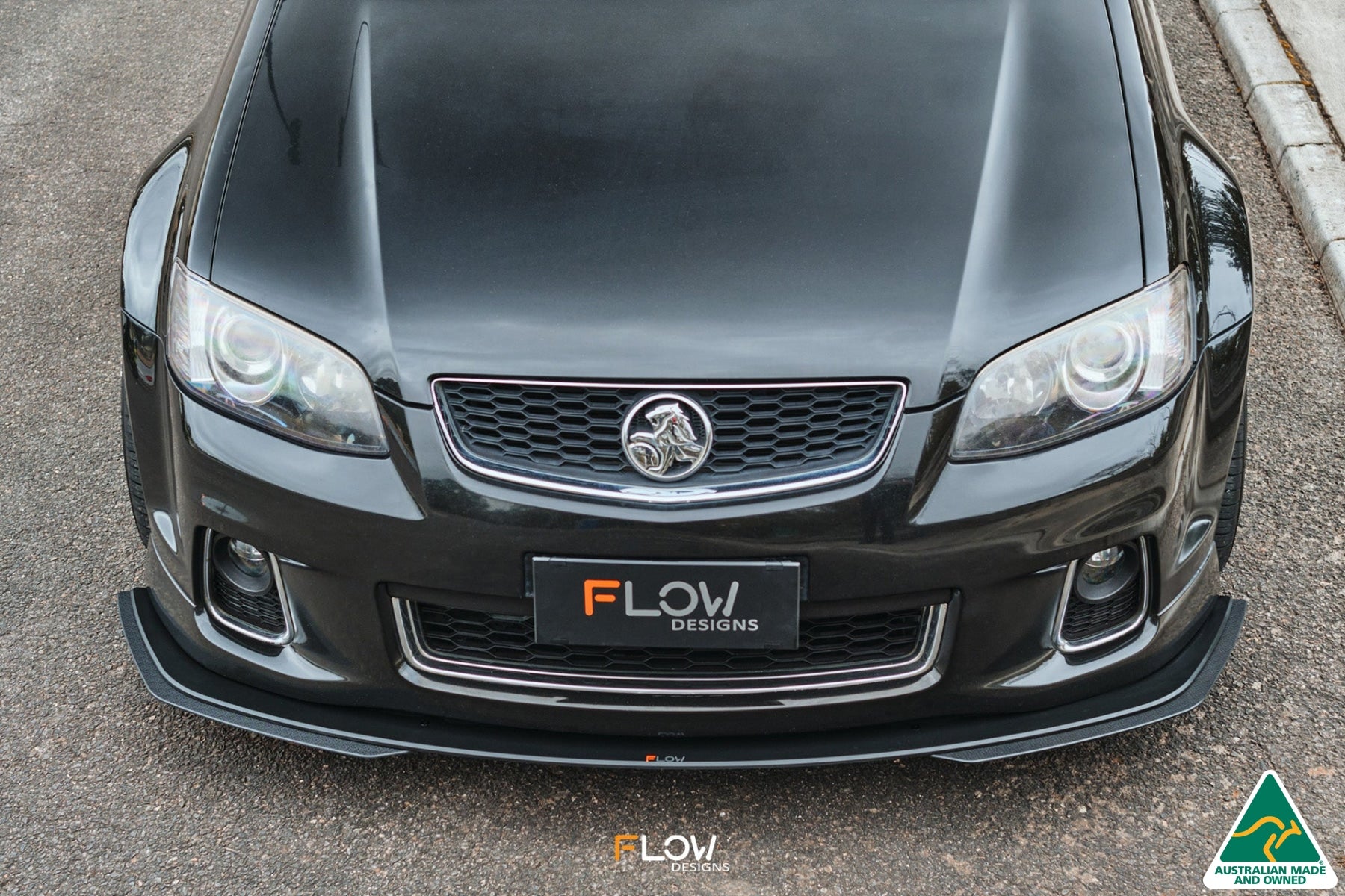 VE Commodore S2 Wagon Front Lip Splitter Extensions (Pair)