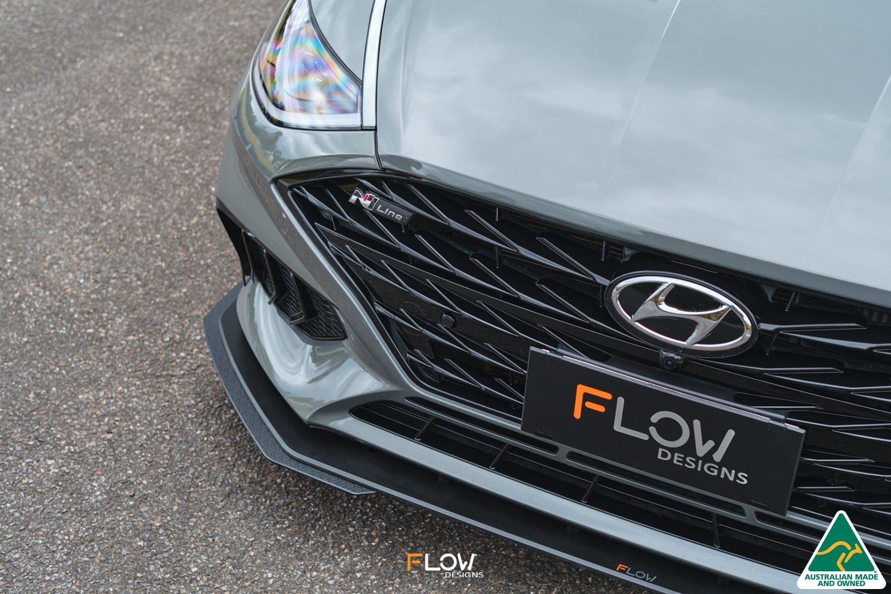 DN8 Sonata N Line 2020+ Front Lip Splitter Extensions (Pair)