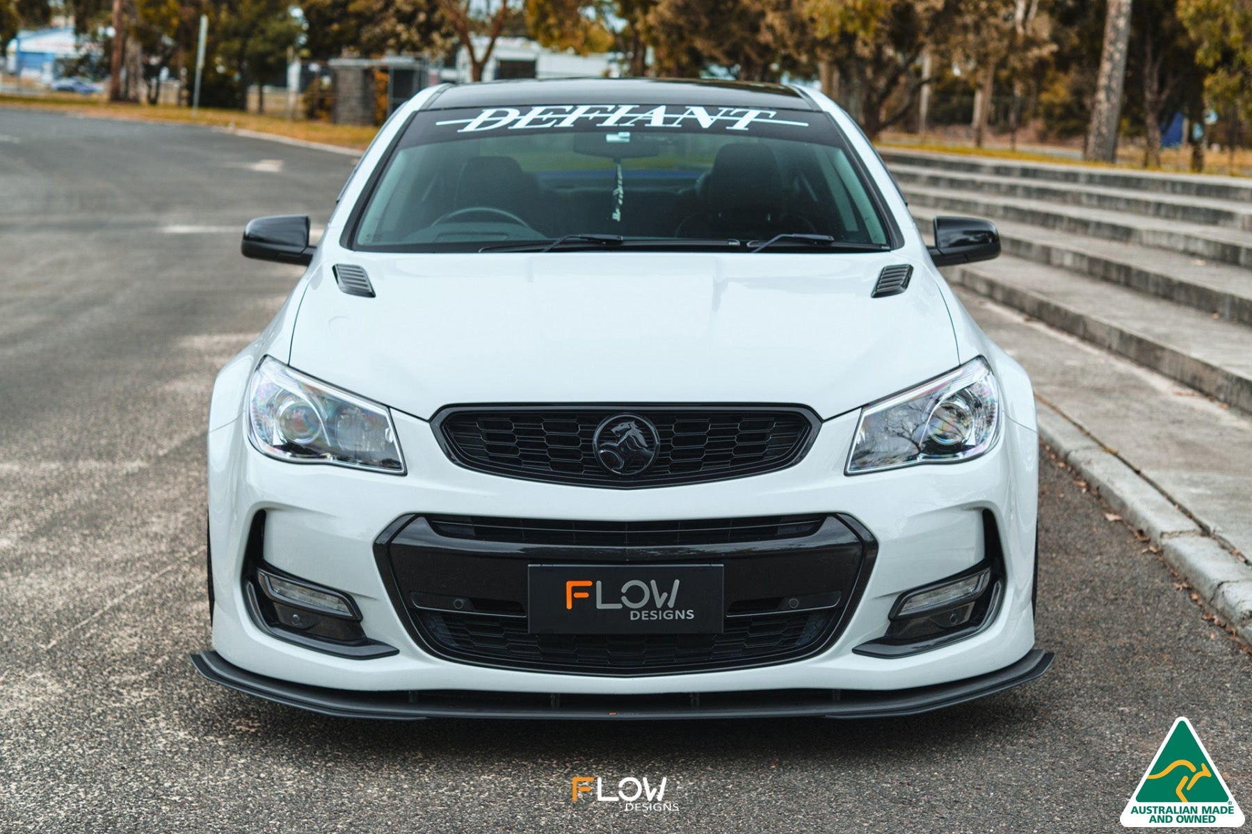 VF Commodore S2 Sedan Front Lip Splitter Extensions (Pair)