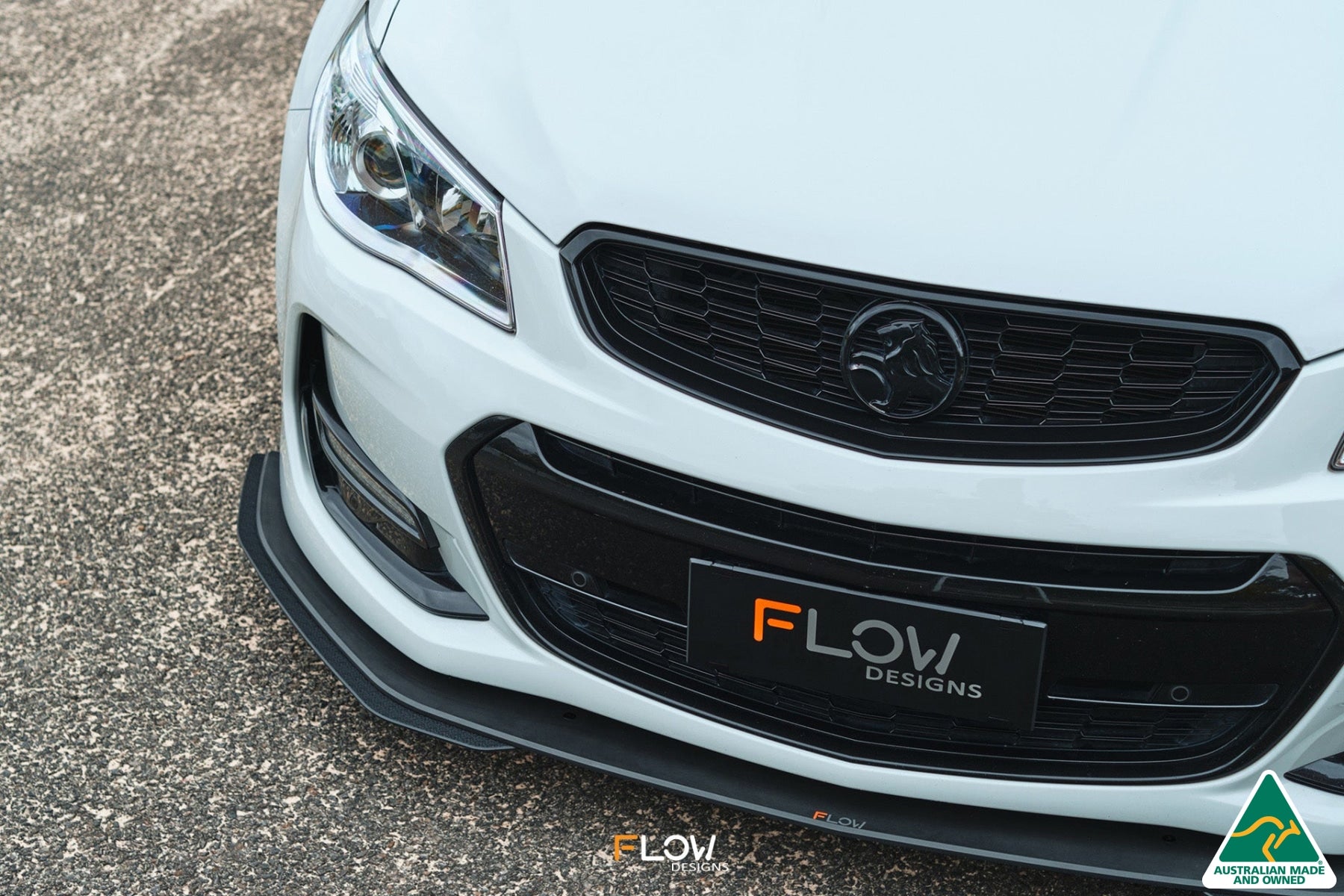 VF Commodore S2 Sedan Front Lip Splitter Extensions (Pair)