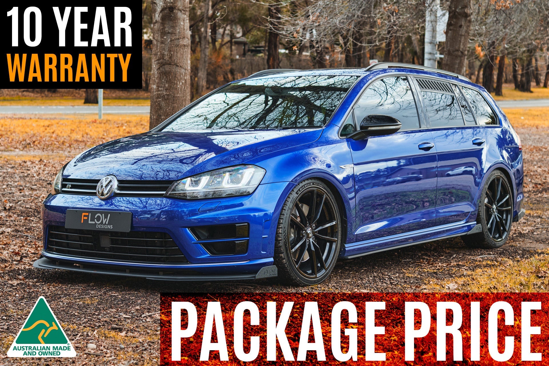 Buy Volkswagen MK7 Golf R Wagon (EU/AU) Full Lip Splitter Set Online ...