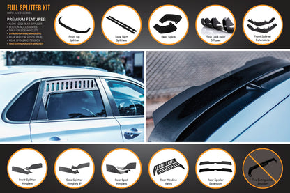 i30N Hatch PD (2018-2020) Full Lip Splitter Set