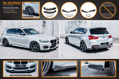 F20 LCI M135 / M140 Full Lip Splitter Set