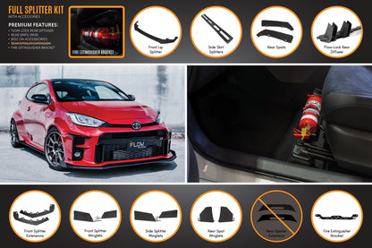Yaris GR Full Lip Splitter Kit With Rear Diffuser