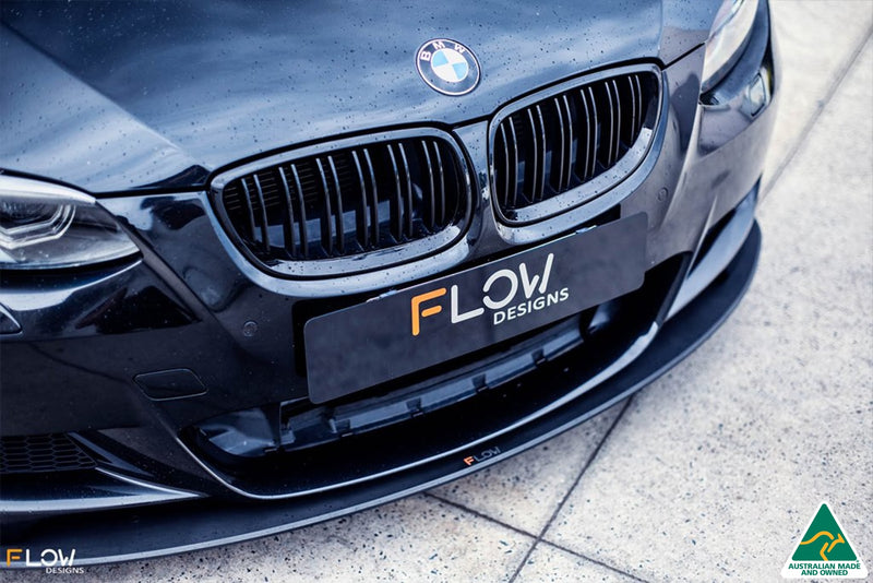 Black BMW E92 3 Series Front Splitter