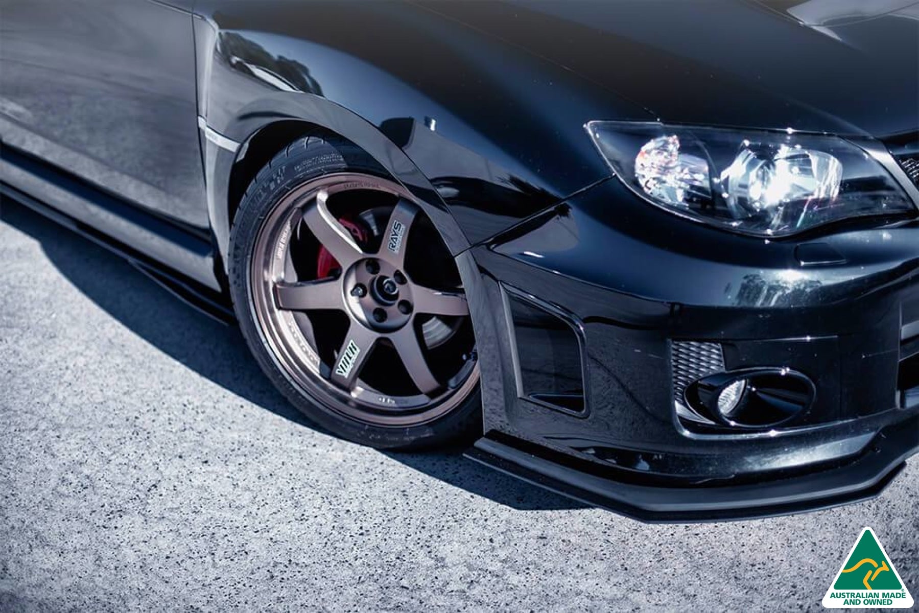 Subaru Impreza WRX / STI G3 Sedan (FL) Front Lip Splitter Extensions