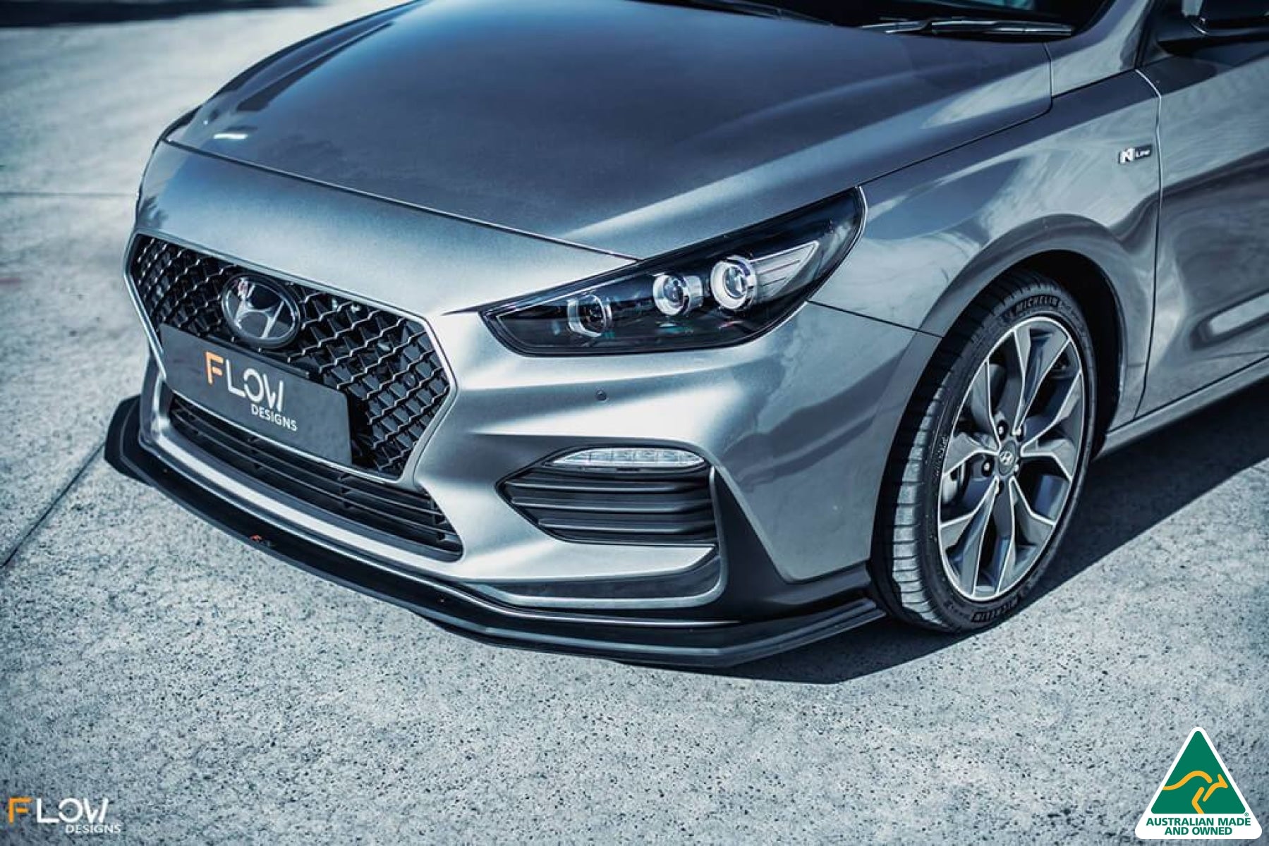 Hyundai i30 N Line Hatch Front Lip Splitter