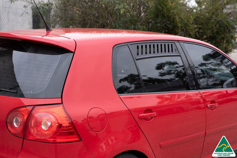 Buy VW MK5 Golf GTI & R32 Rear Window Vents Online | Flow Designs Australia