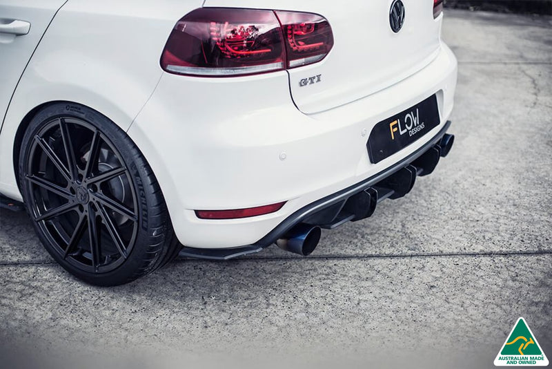 Buy VW Golf MK6 GTI Flow-Lock Rear Diffusers Online | Flow Designs ...