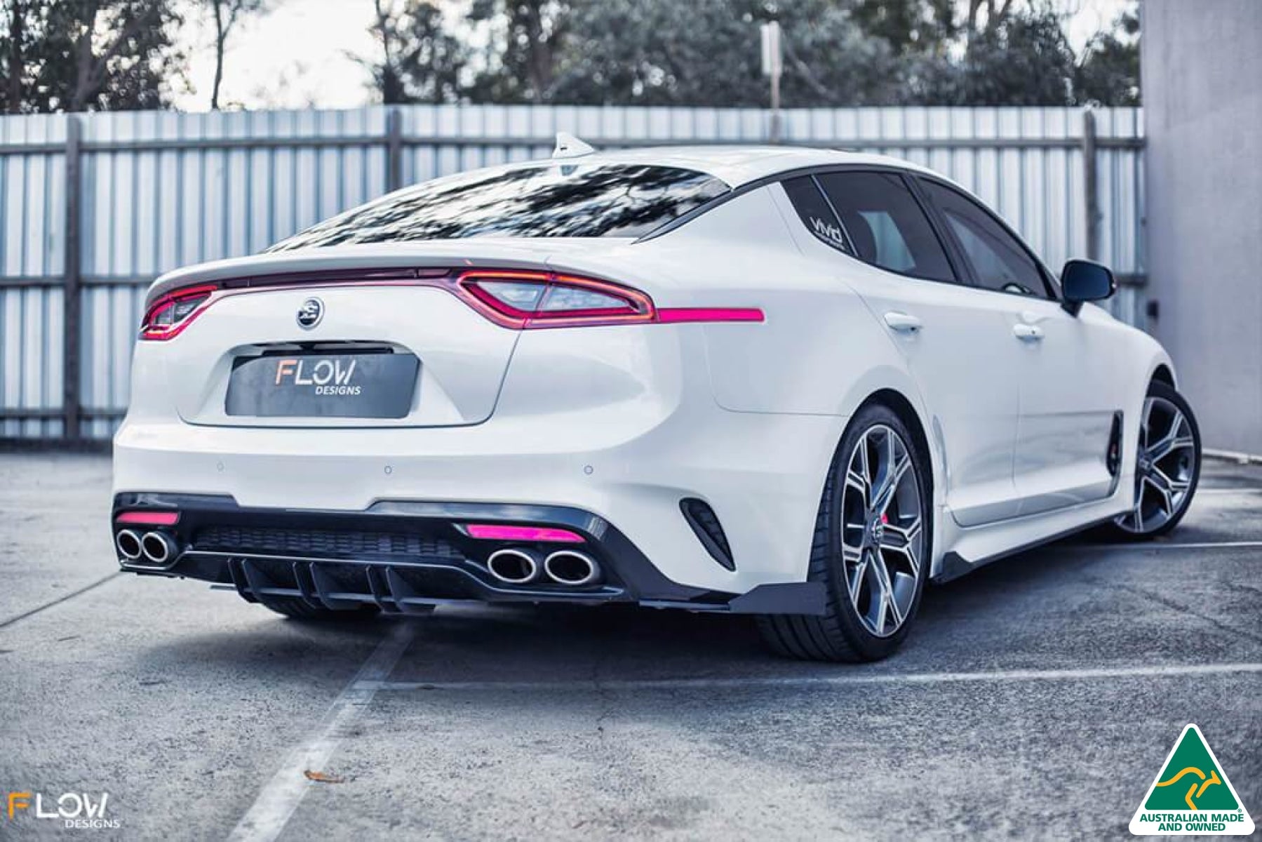 Kia Stinger CK GT Side Skirt Splitter Winglets