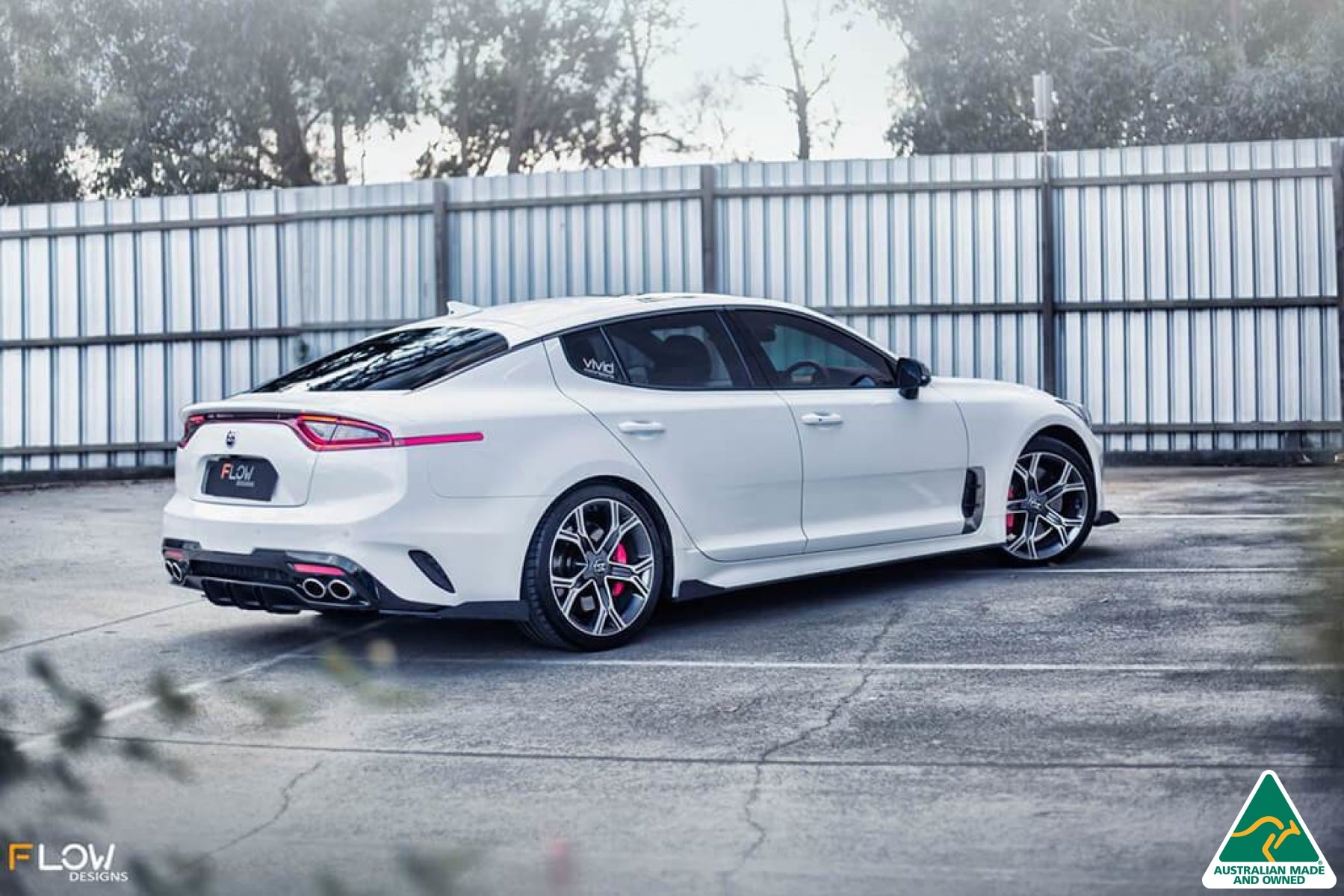 Kia Stinger CK GT Side Skirt Splitter Winglets