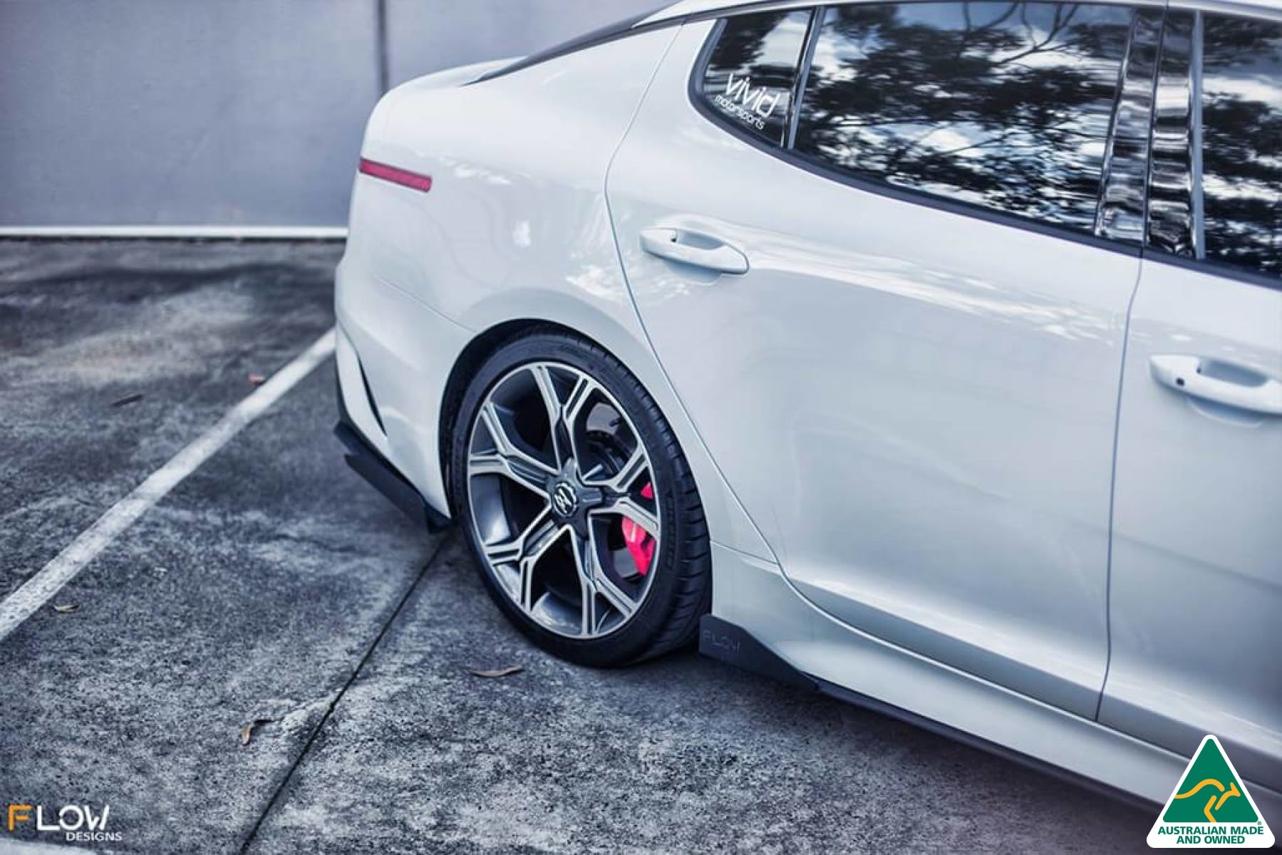 Kia Stinger CK GT Side Skirt Splitter Winglets